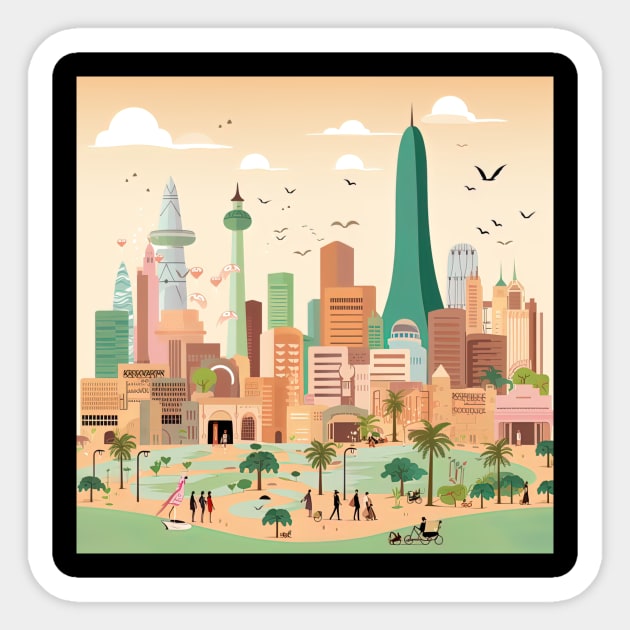 Riyadh Sticker by ComicsFactory